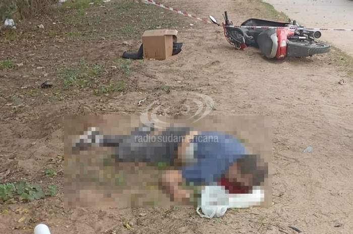 PEATÓN MURIÓ ATROPELLADO POR UNA MOTOCICLETA EN EL BARRIO SERANTES