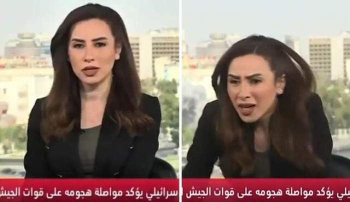TRANSMISIÓN TELEVISIVA CAPTÓ UN ATAQUE ISRAELÍ A UN CUARTEL DE SIRIA