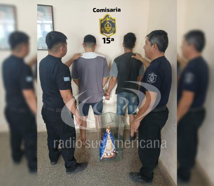 ROBARON LA IMAGEN DE LA VIRGEN, PIDIERON RECOMPENSA Y FUERON DETENIDOS