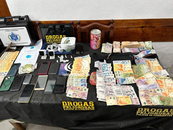 NARCOMENUDEO: INCAUTARON MÁS DE $9 MILLONES Y DETIENEN A UNA PERSONA