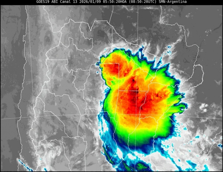 RIGE ALERTA NARANJA POR TORMENTAS EN LA PROVINCIA DE CORRIENTES