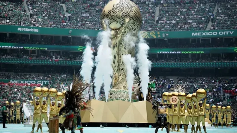 EL MUNDIAL 2026 SE INAUGURÓ CON UNA BREVE Y COLORIDA FIESTA EN EL ESTADIO AZTECA DE MÉXICO